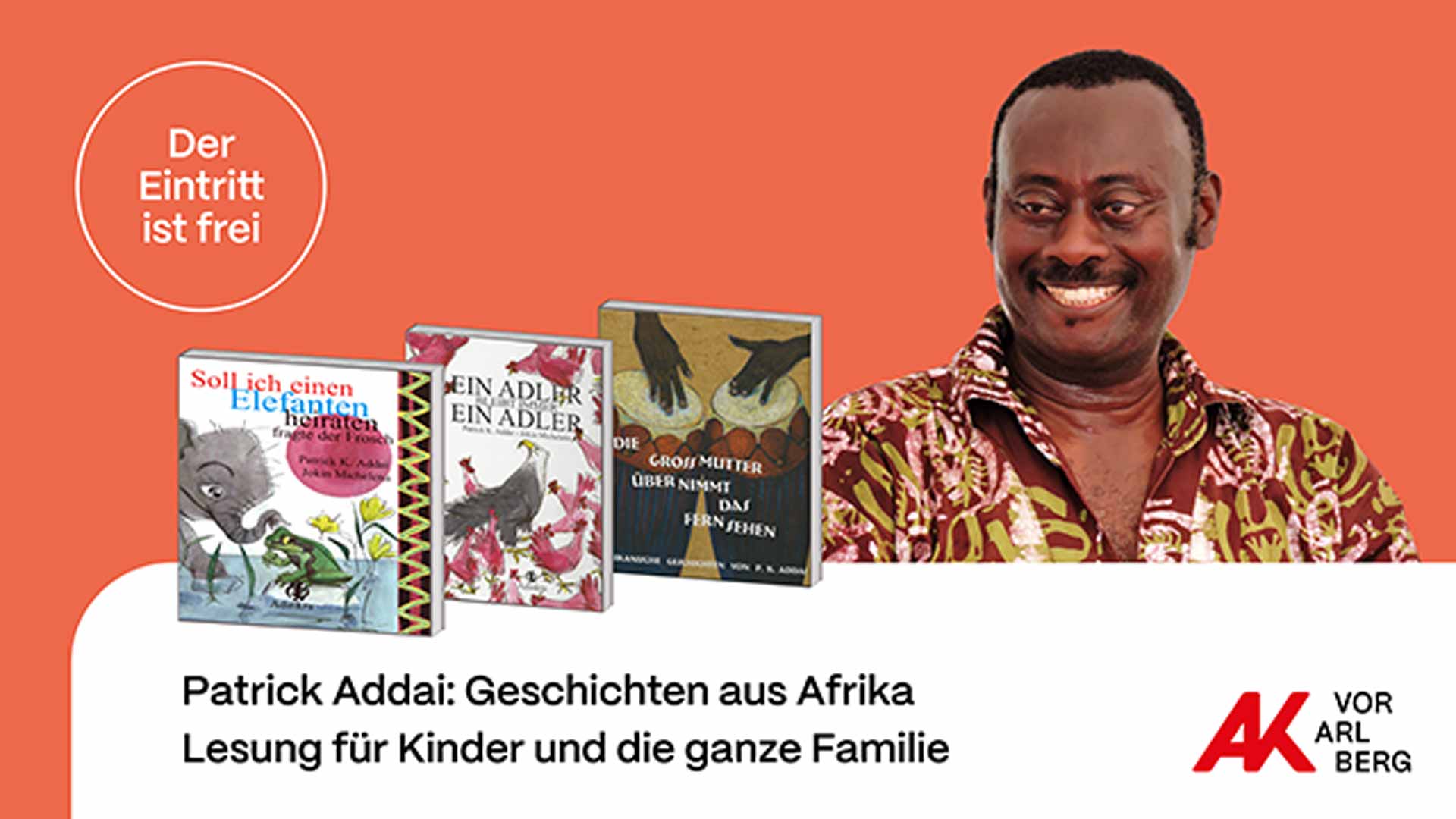 Geschichten aus Afrika mit Patrick Addai