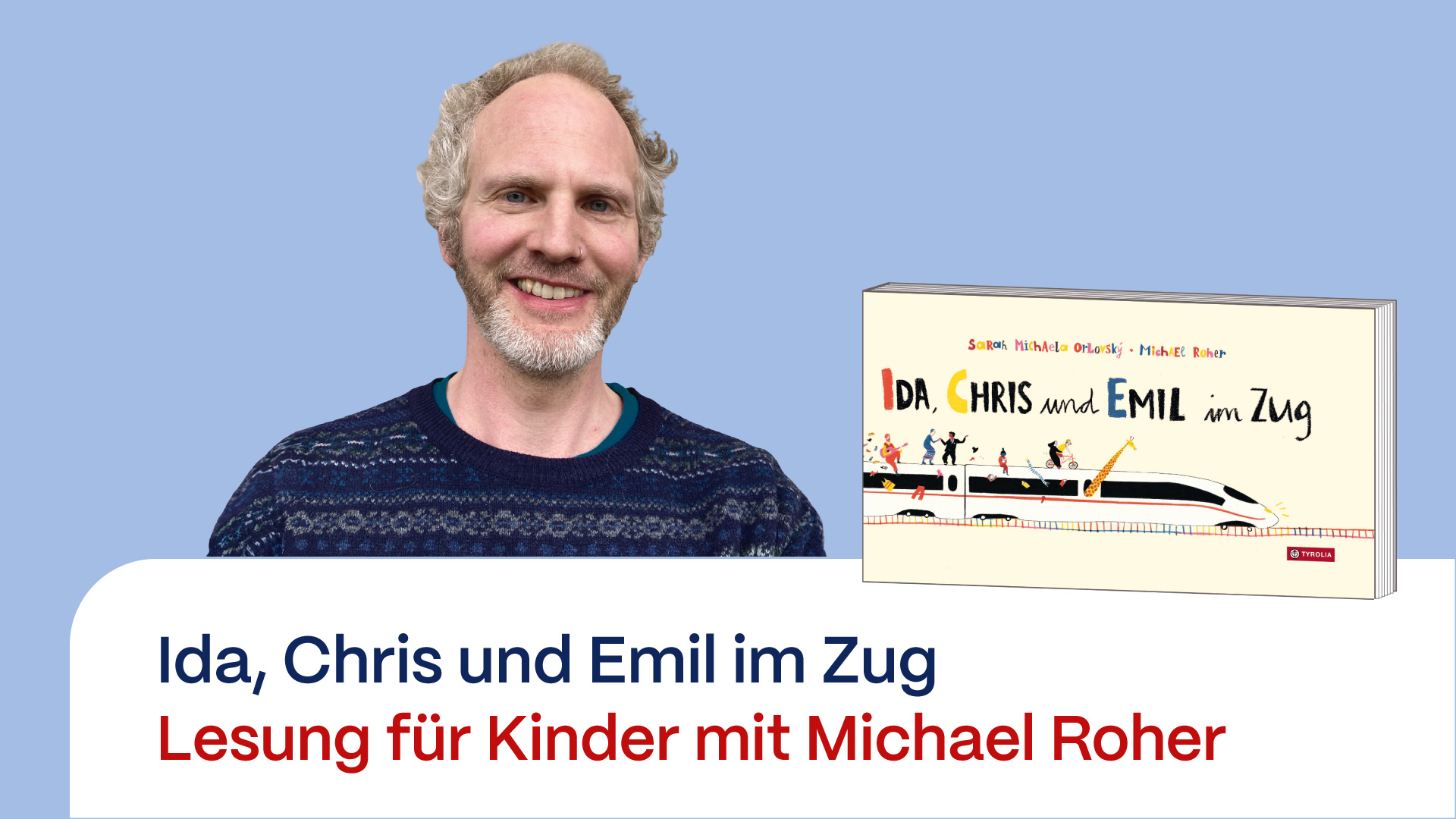 Ida, Chris und Emil im Zug
